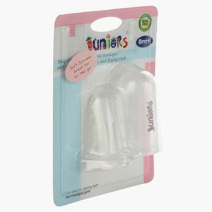 Finger Tip Tooth Brush and Stand