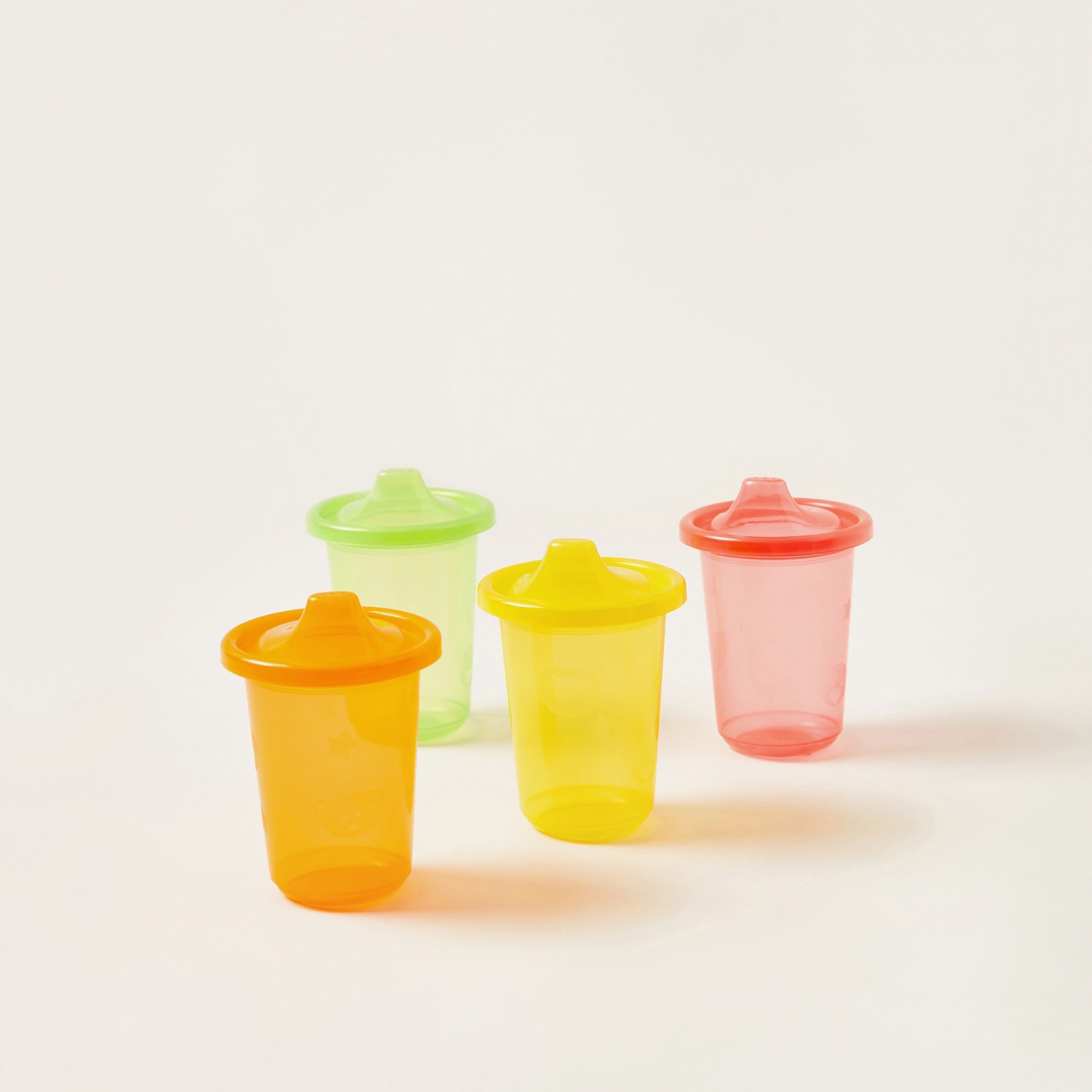 Juniors Disposable Spout Cup with Lid - Set of 4-baby-feeding-mealtimeessentials-image-1