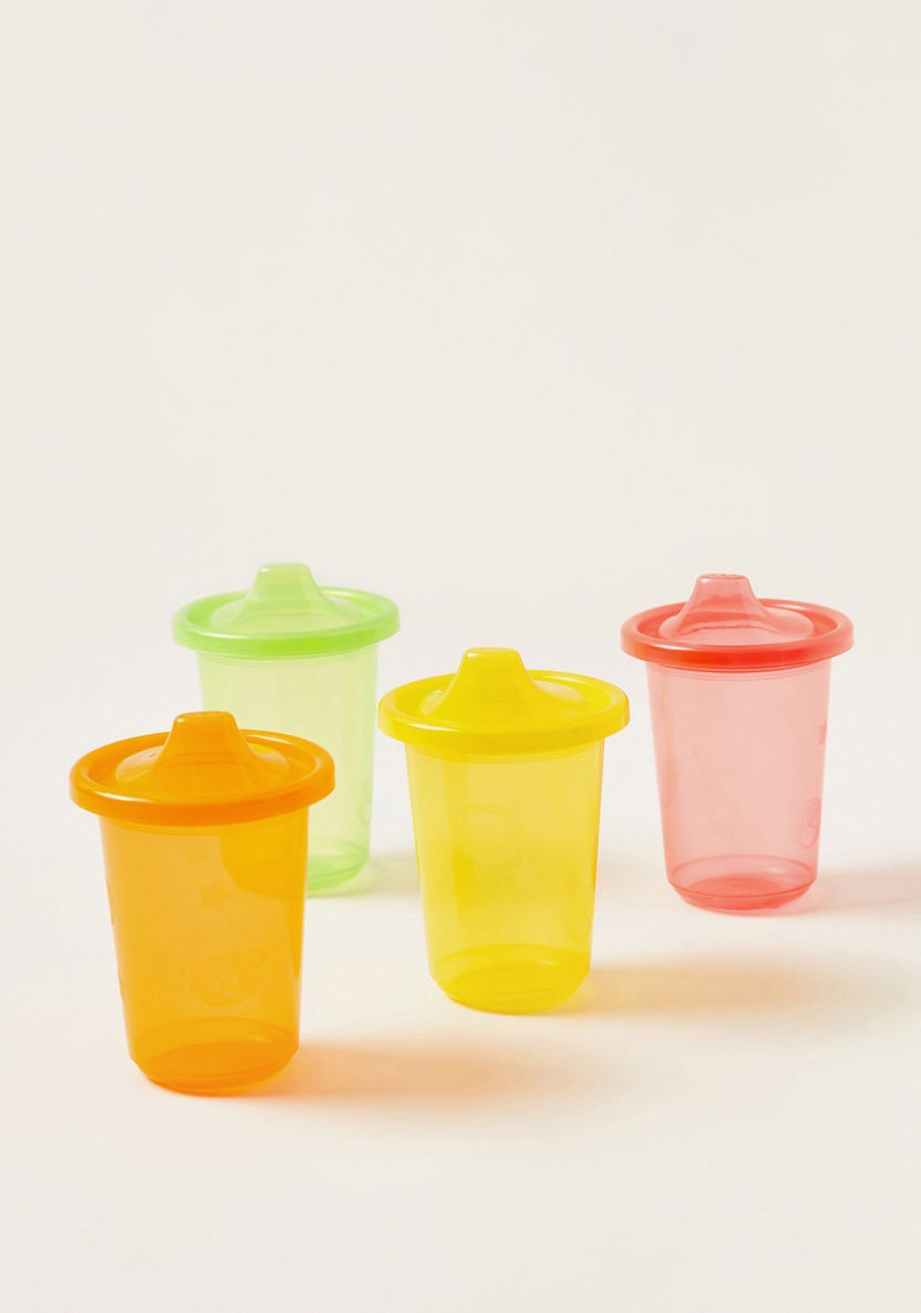 Juniors Disposable Spout Cup with Lid - Set of 4-Mealtime Essentials-image-0