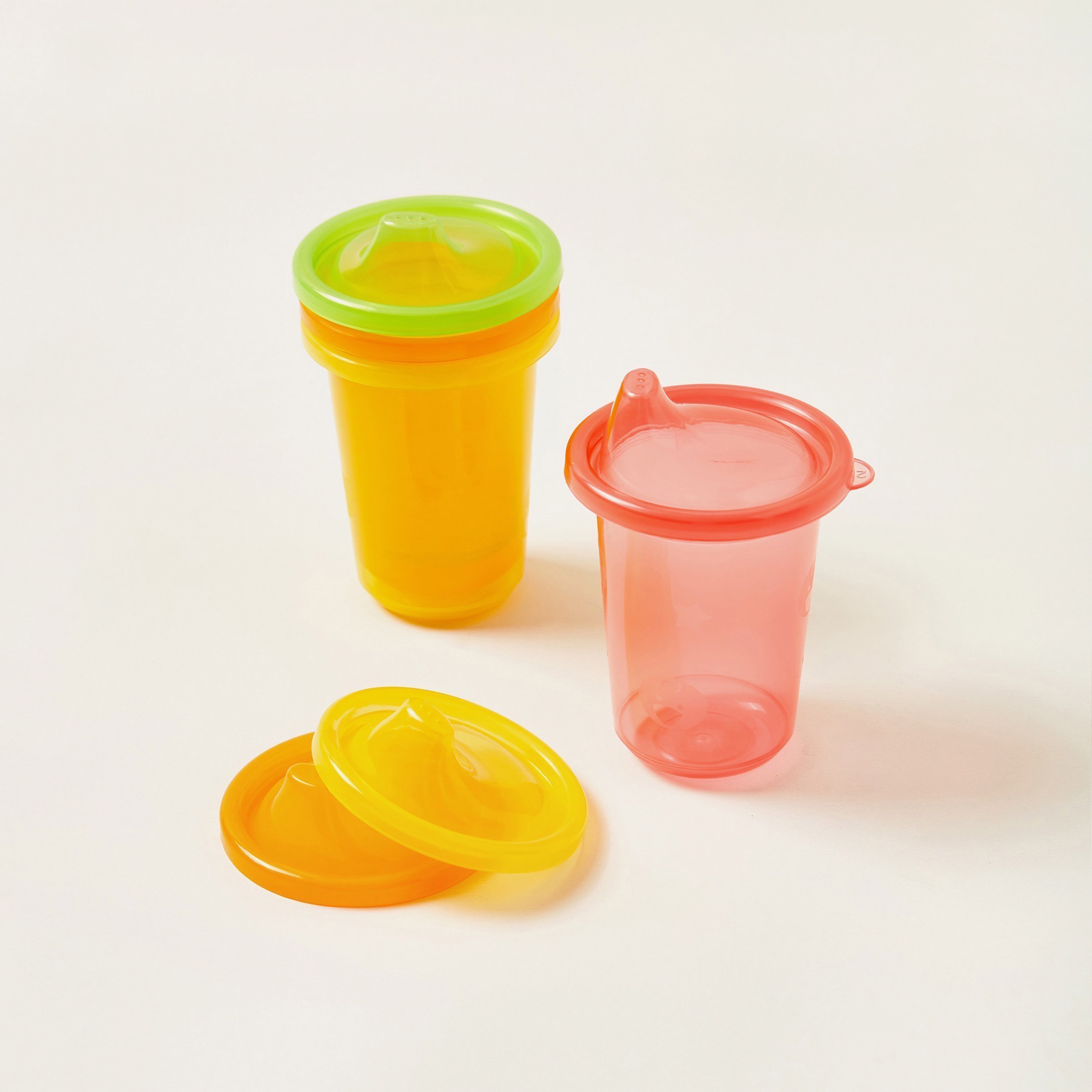 Juniors Disposable Spout Cup with Lid - Set of 4-baby-feeding-mealtimeessentials-image-2