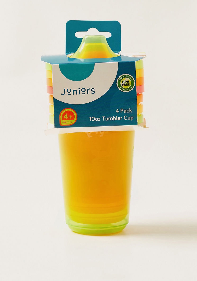 Juniors Disposable Spout Cup with Lid - Set of 4-Mealtime Essentials-image-4