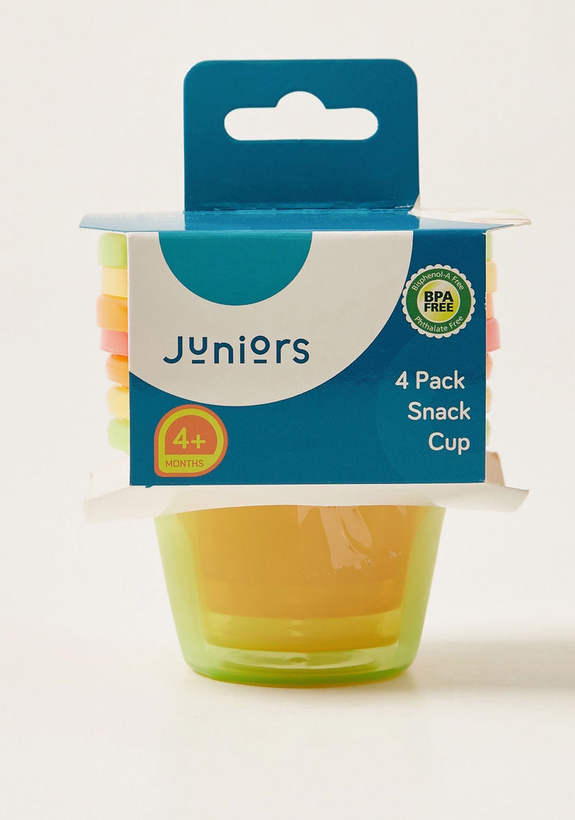 Juniors Disposable Snack Cup - Set of 4-Mealtime Essentials-image-3