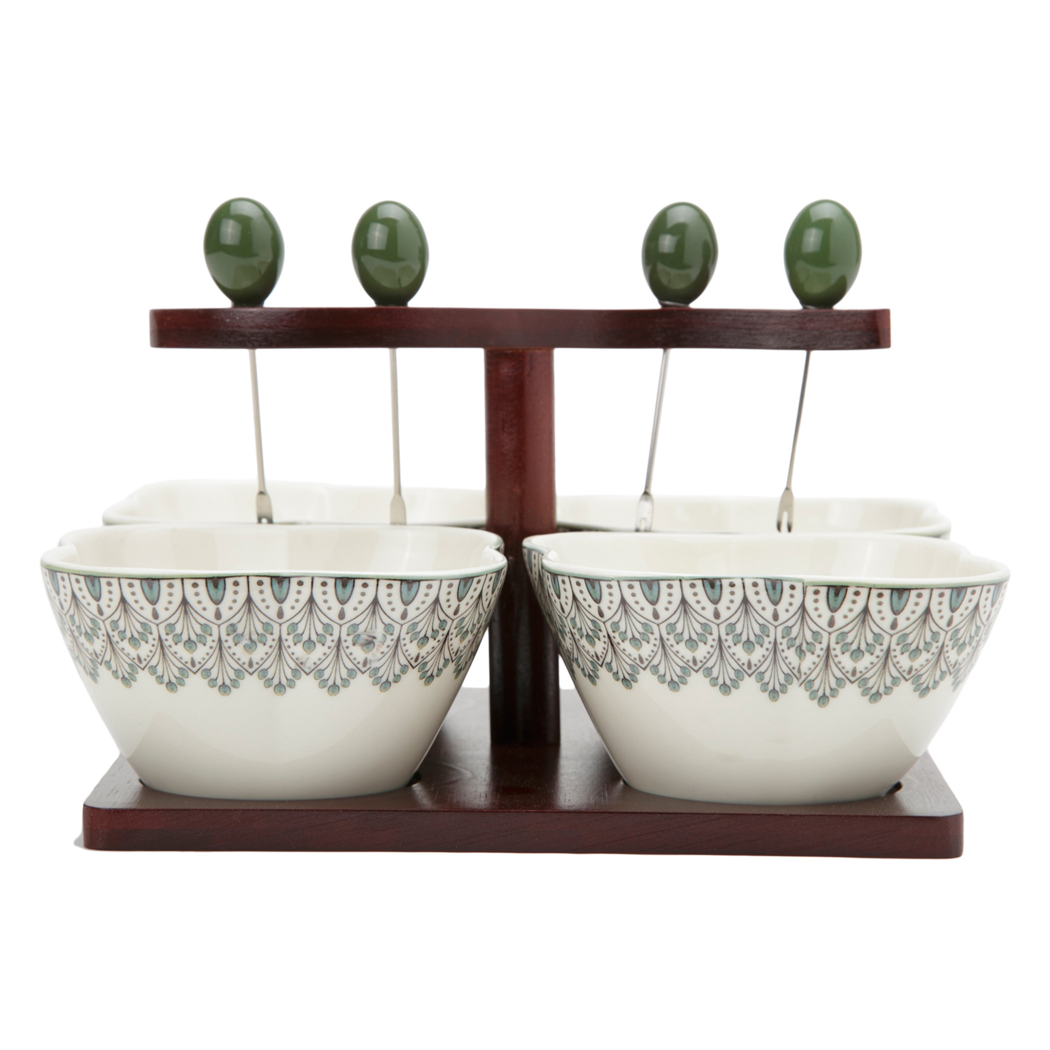 Serving bowl with stand sale