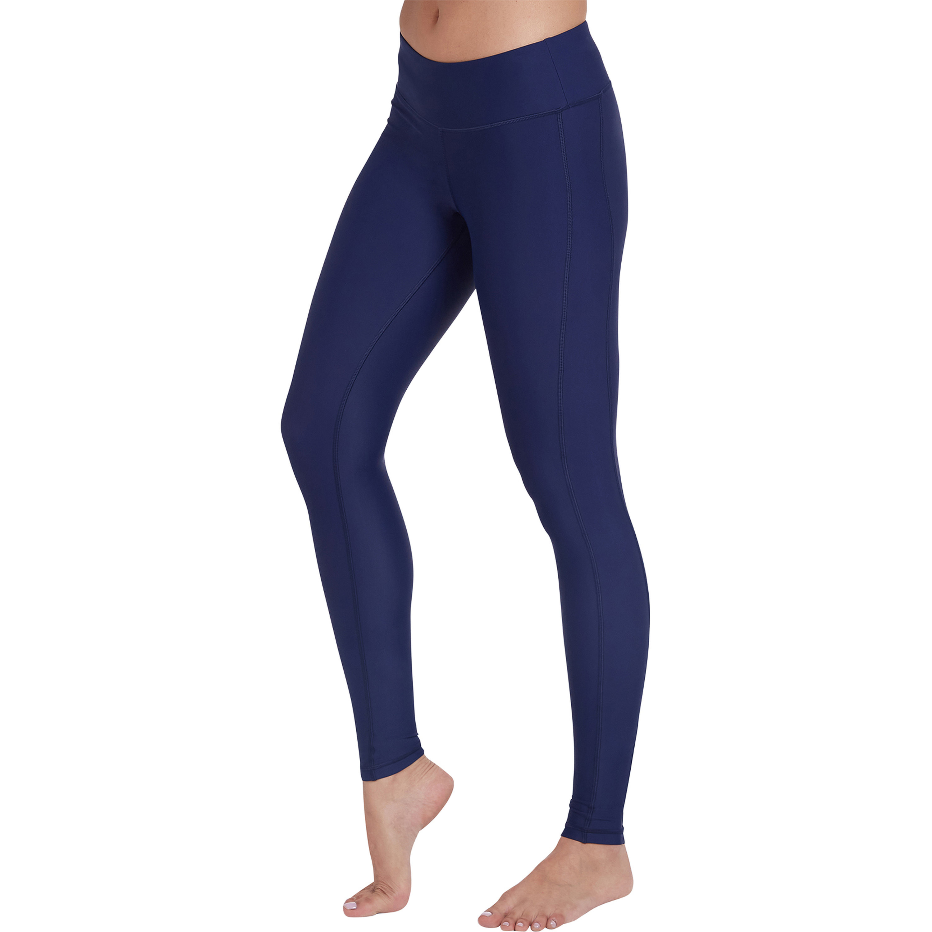 كويغا - فيزون ليقنز سباحة نسائي ضيق - لون كحلي سادة-women-clothing-swimandbeach-swimsuits-image-2