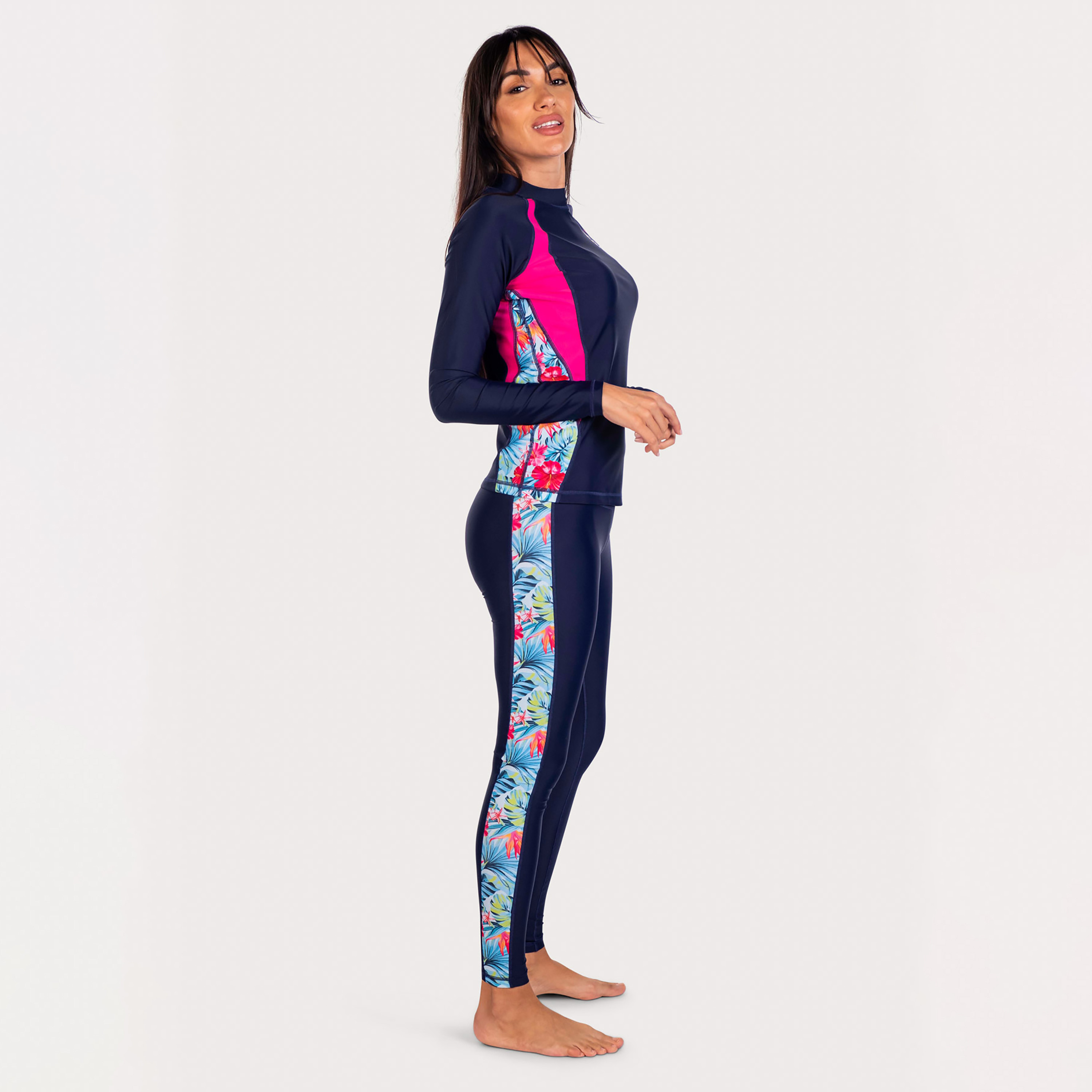  كولون سباحة نسائي كامل من كويغا بلون أسود-women-clothing-swimandbeach-swimsuits-image-5