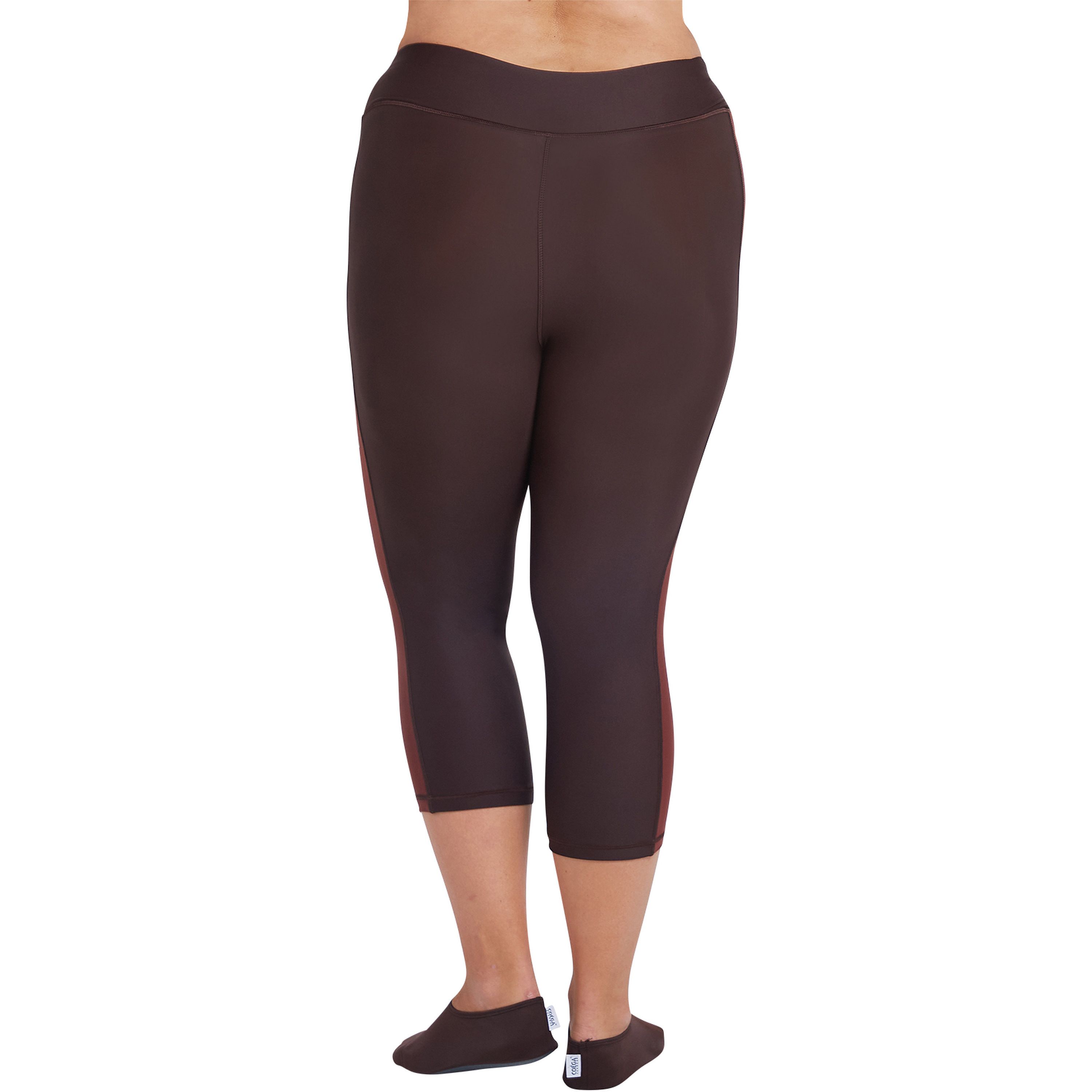 Coega Women's 3/4 Swim Tights - Chocolate Tie Dye-sports-women-clothing-swimwear-image-4