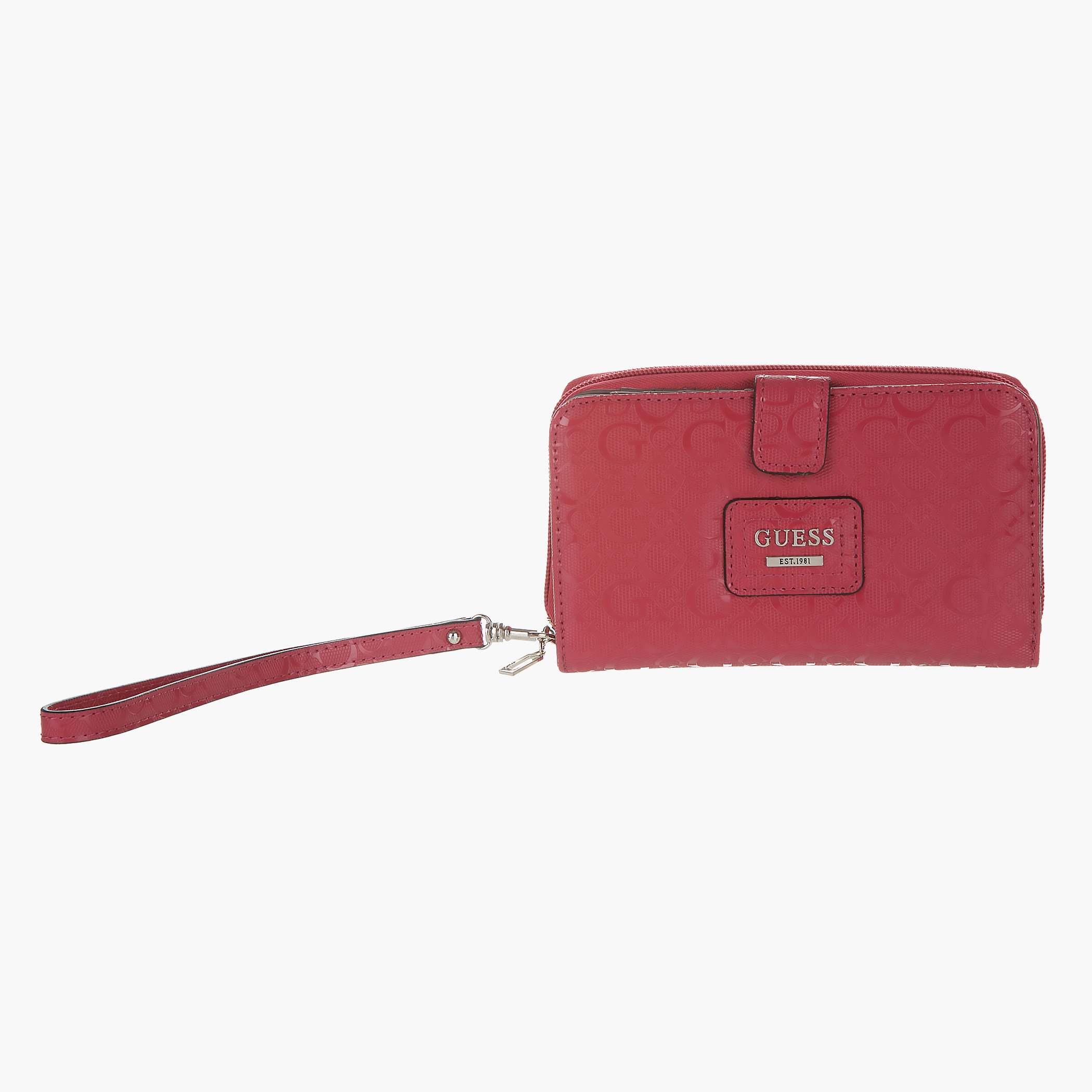 Guess Signature Printed Wristlet Wallet-women-bagsandwallets-wallets-image-1