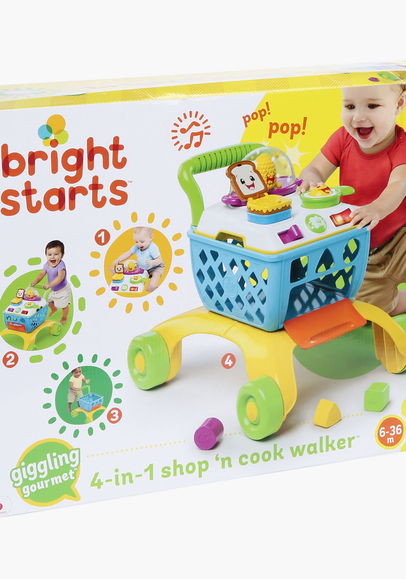 Bright Starts 4-in-1 Shop'n Cook Walker-Infant Activity-image-4