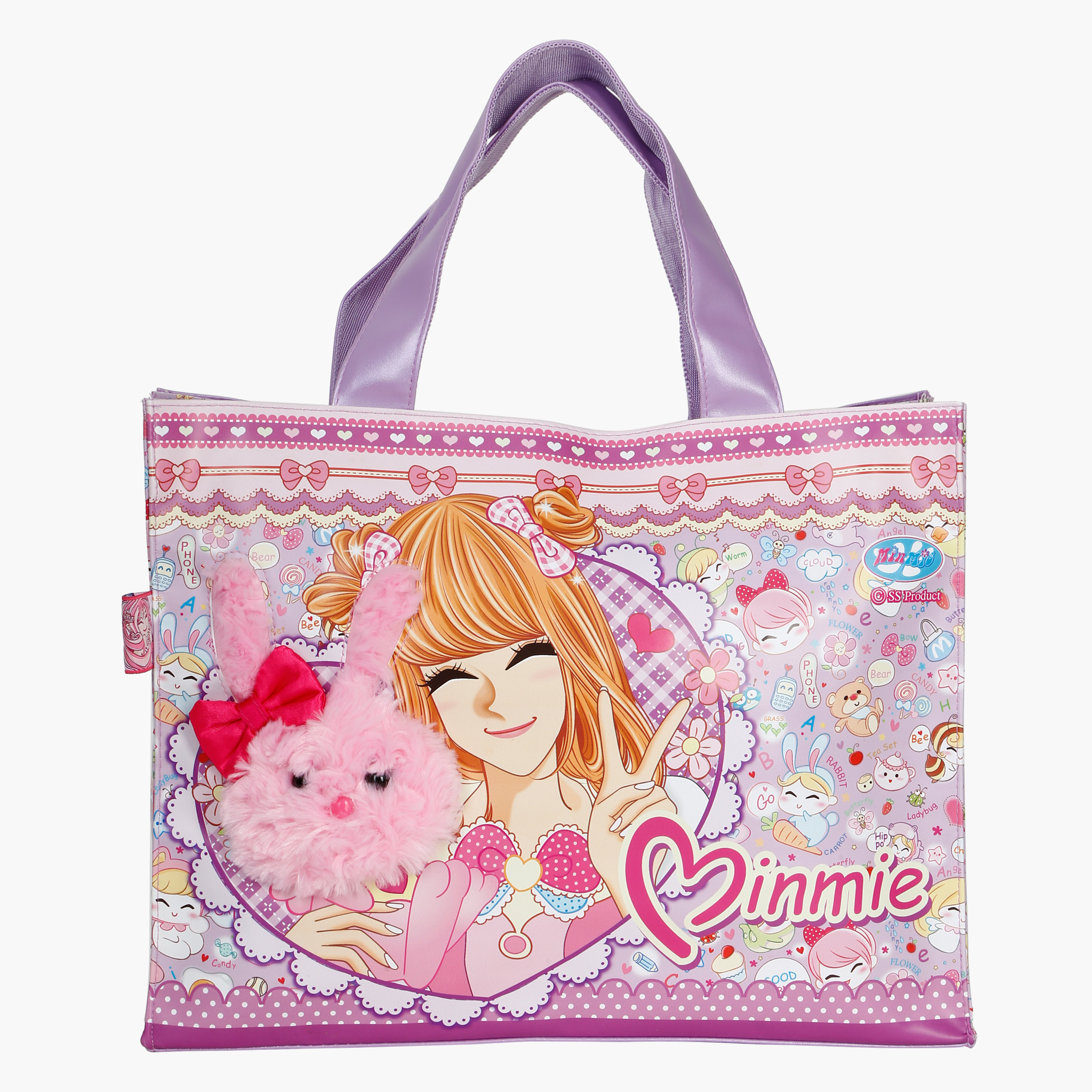 Shop Minmie Print Embellished Tote Bag Online Centrepoint Saudi