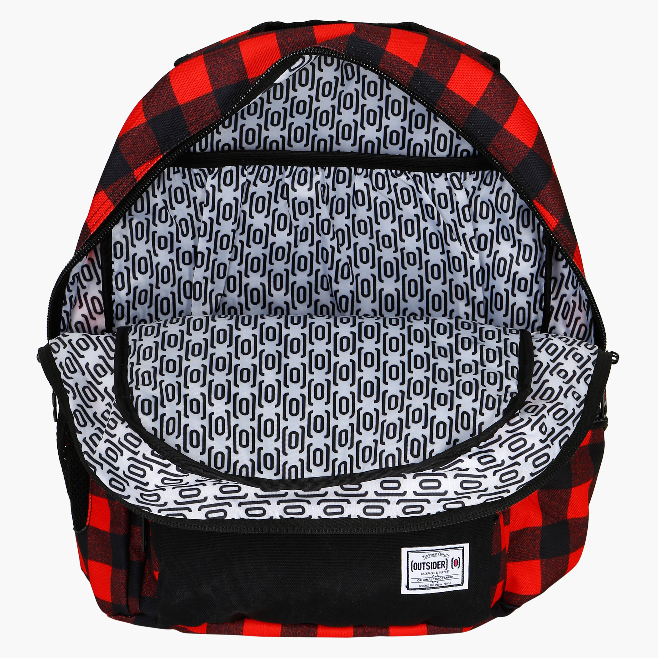 Outsider Chequered Backpack-school-bagsandbackpacks-backpacks-image-3