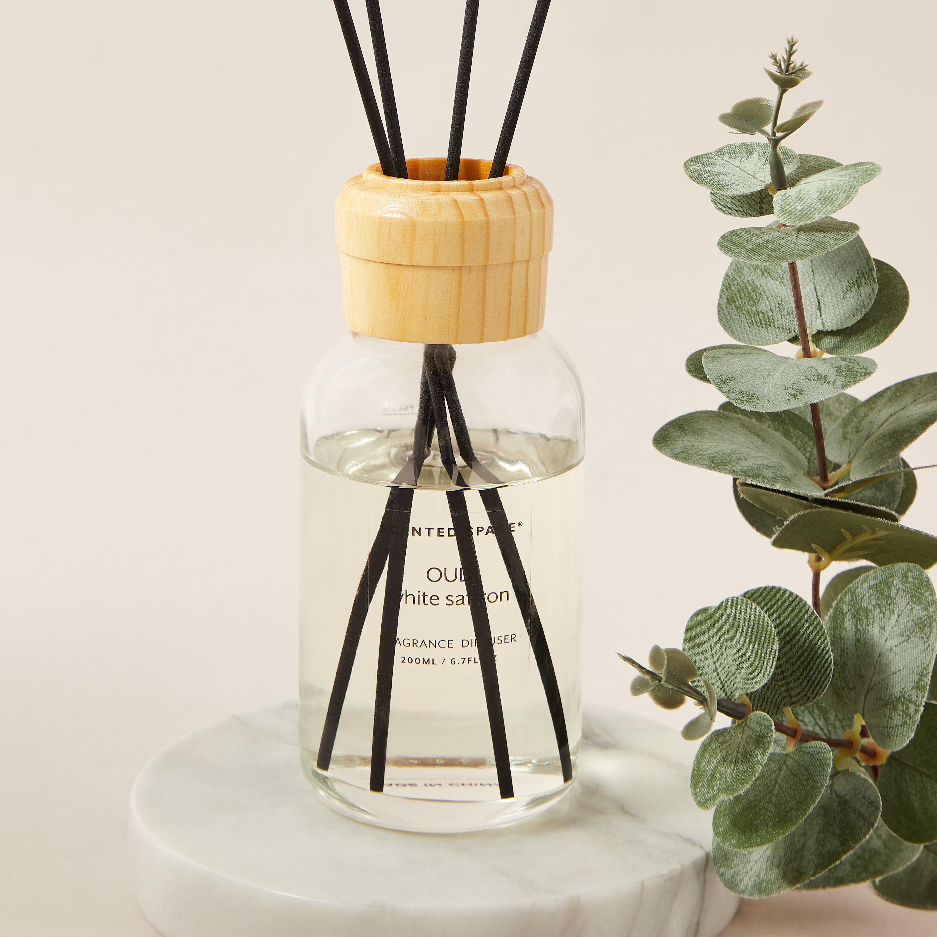 ناشر عطور بعبير الزعفران الأبيض من سينتد سبيس- 200 مل-household-homefragrance-reeddiffusers-image-2