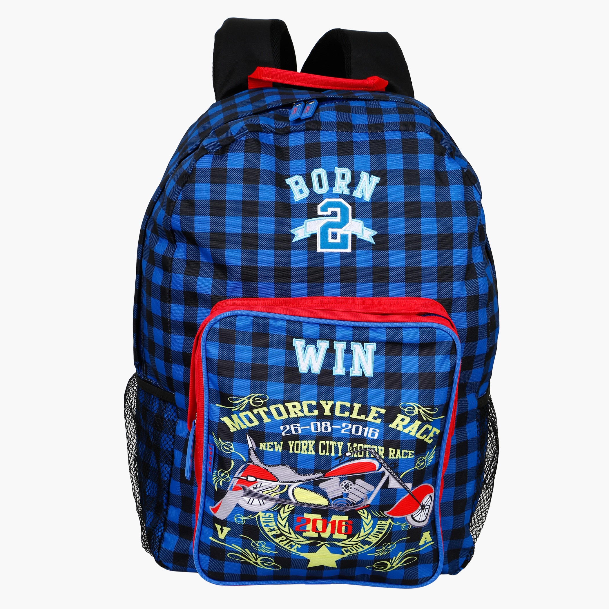 Chequered backpack outlet