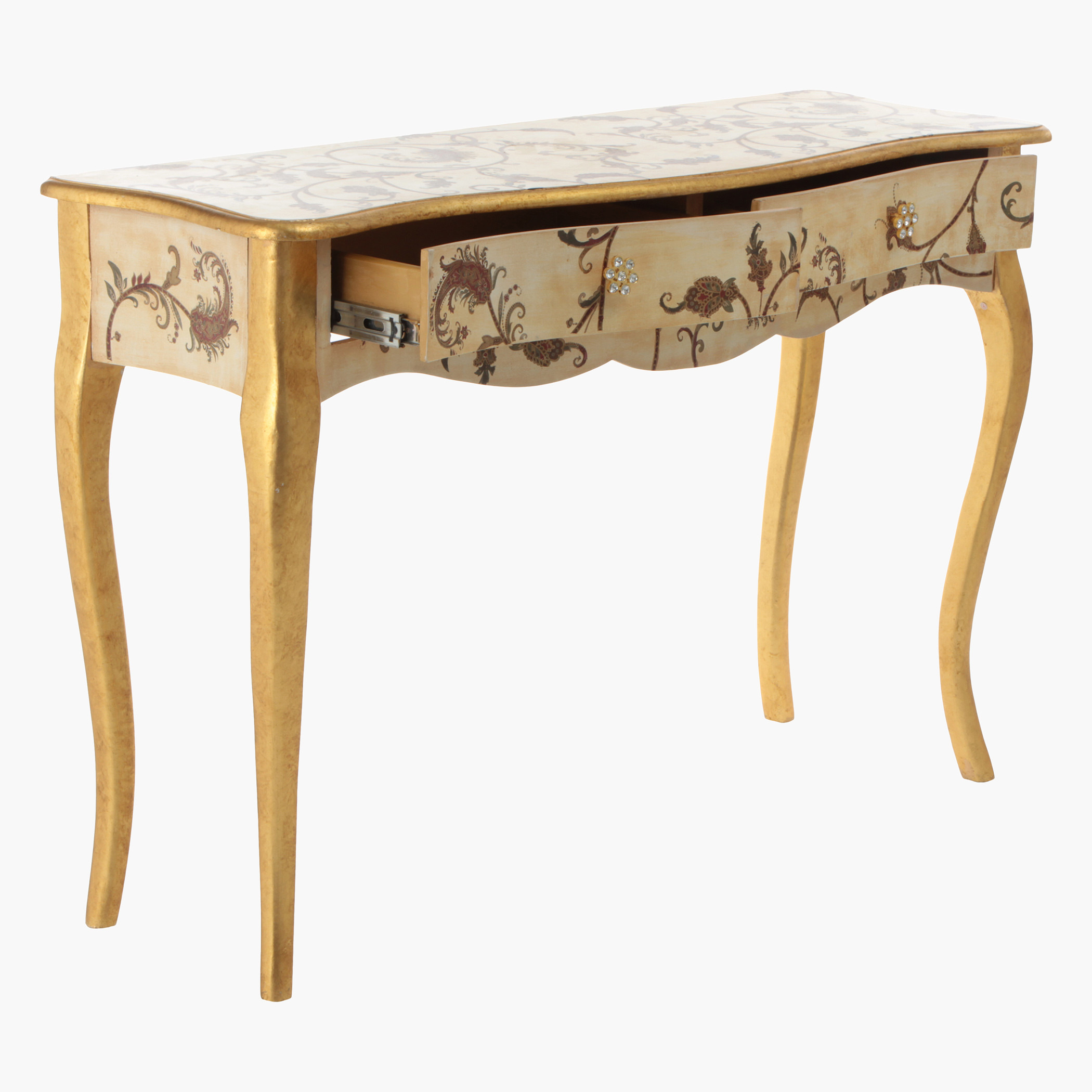 Elite d'Art Ornamented Console Table-furniture-livingroom-consoletablesandmirrors-image-3