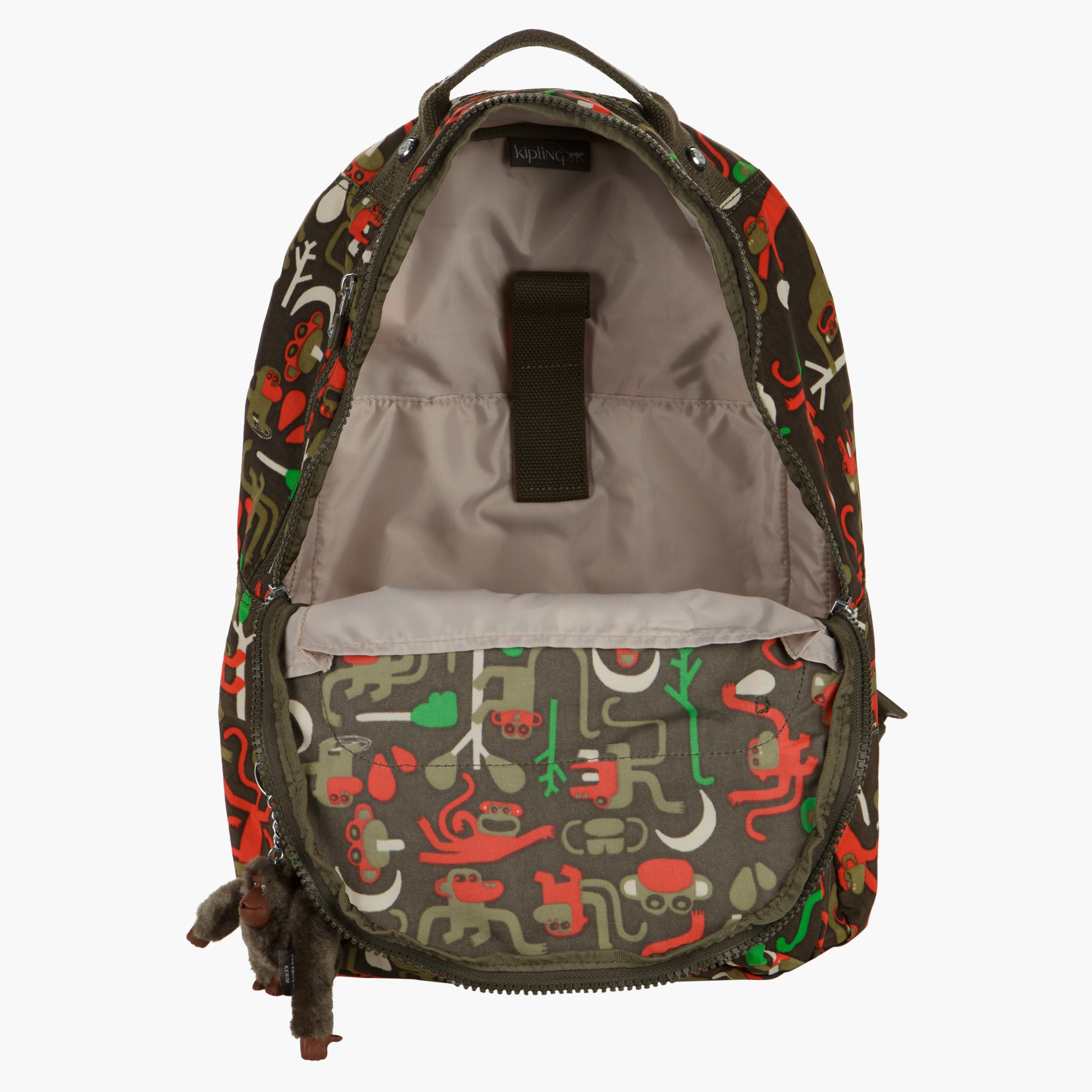 Kipling printed backpack best sale