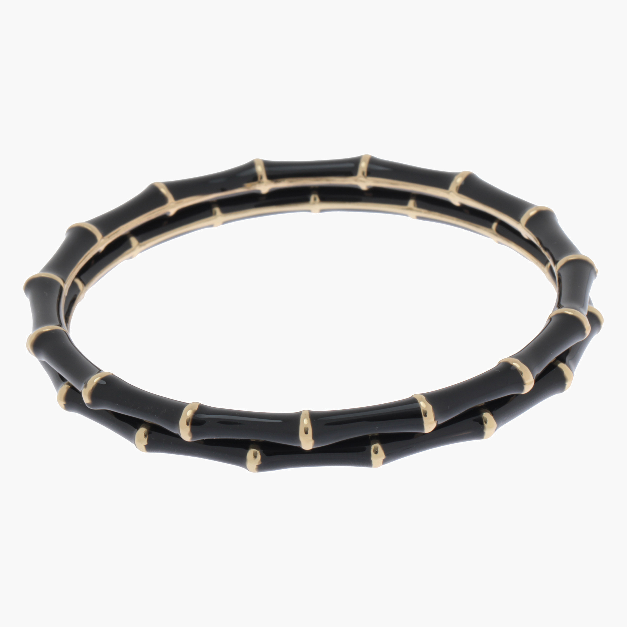 Buy Bamboo-shaped Bangles - Set of 2 Online | Centrepoint Kuwait