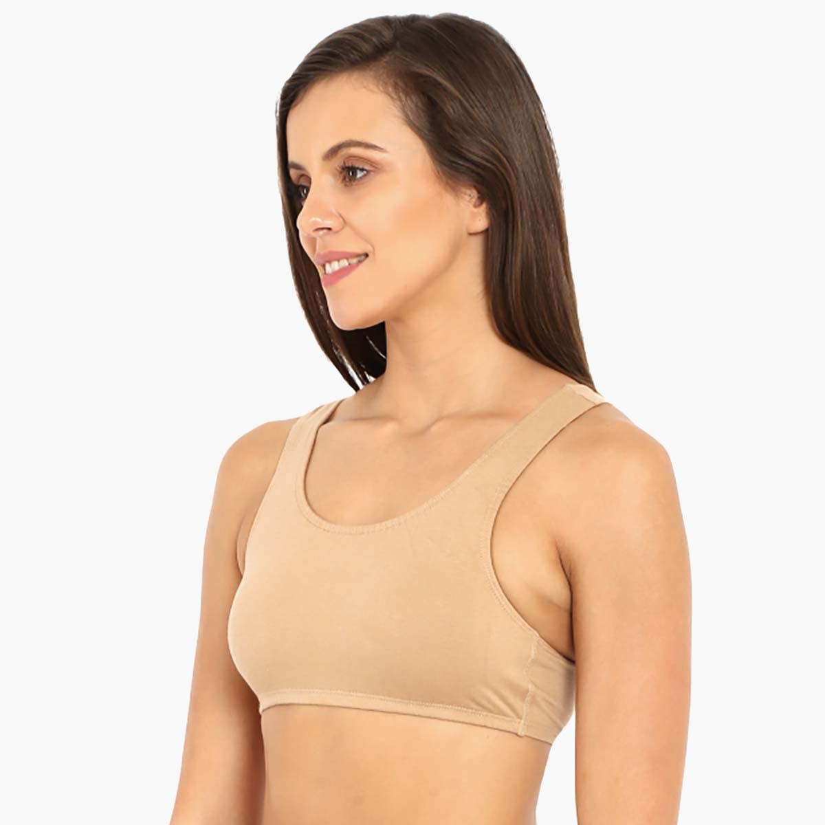 جوكي اللون البيج  حمالة الصدر الرياضية-women-clothing-lingerie-bras-image-2