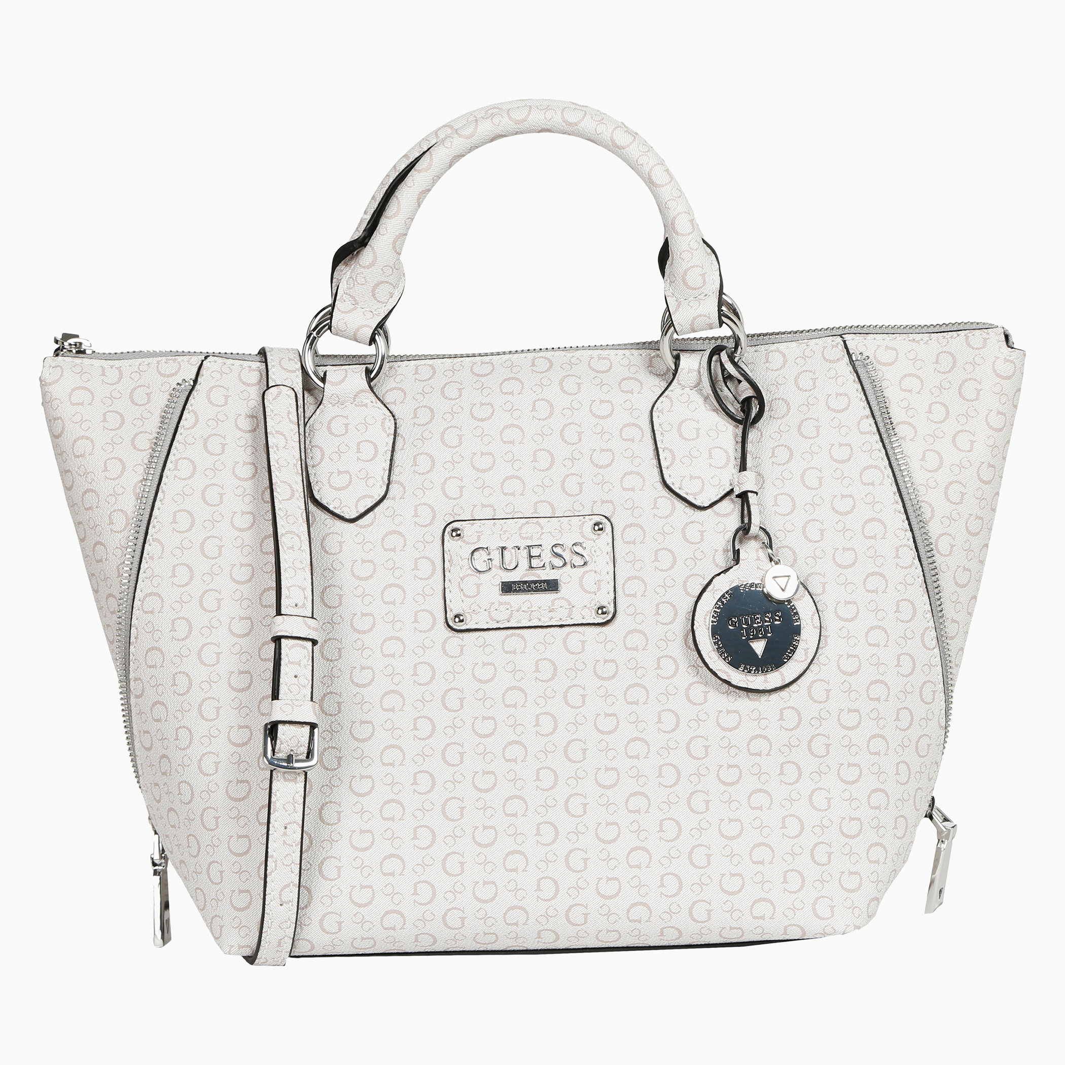 GUESS handbag Daily Pouch Coal Logo | Buy bags, purses & accessories online  | modeherz