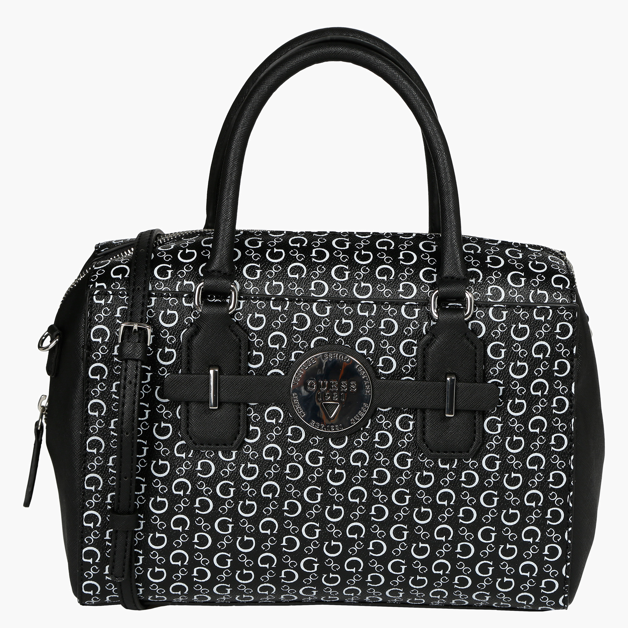 Guess duffle outlet bag black