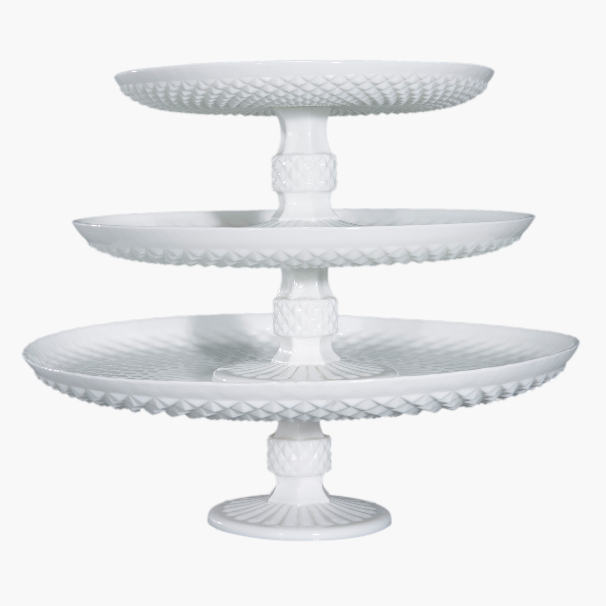 Treasure Blanche Clear Plate with 3 Tiers-household-kitchen-foodstorage-containers-image-1