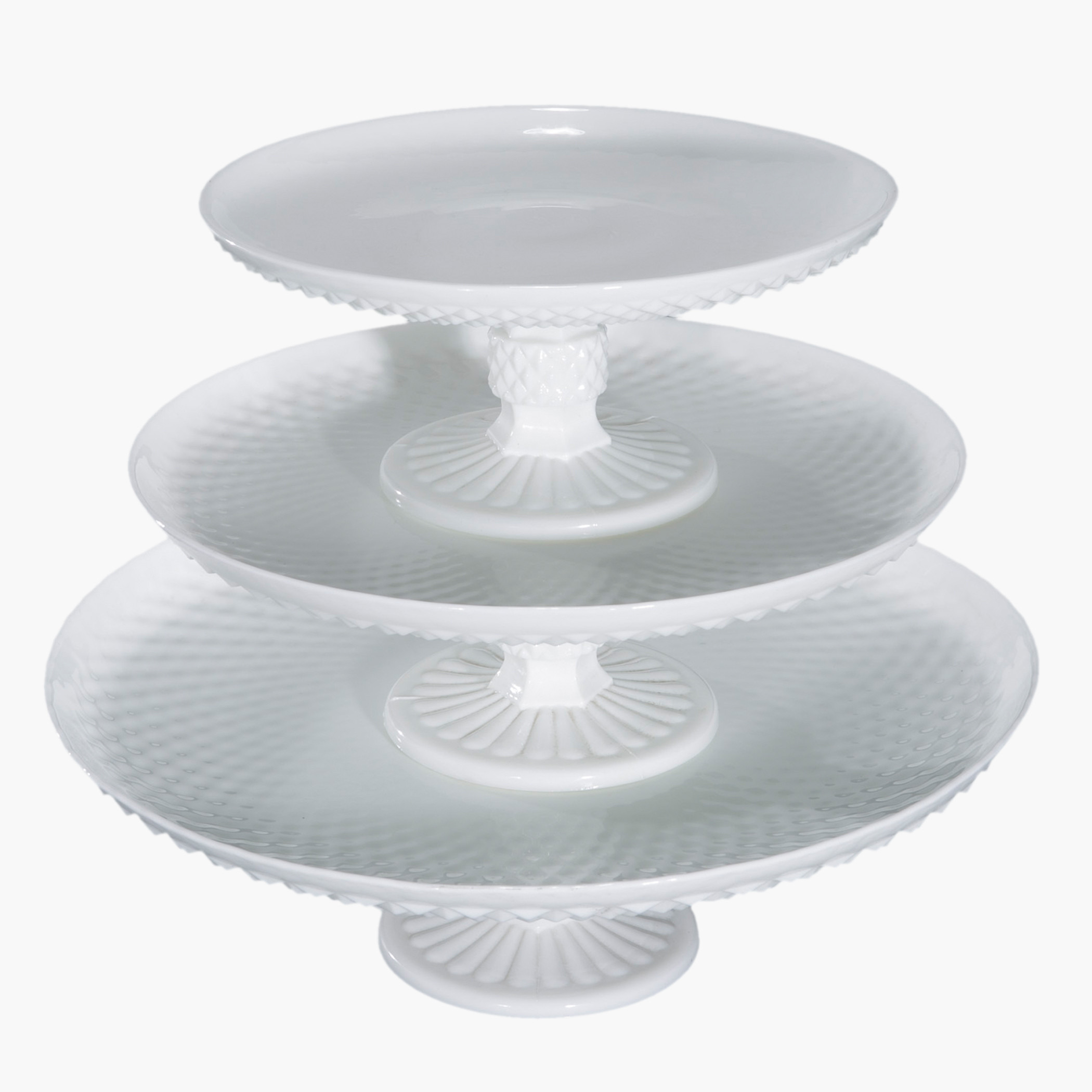 Treasure Blanche Clear Plate with 3 Tiers-household-kitchen-foodstorage-containers-image-2