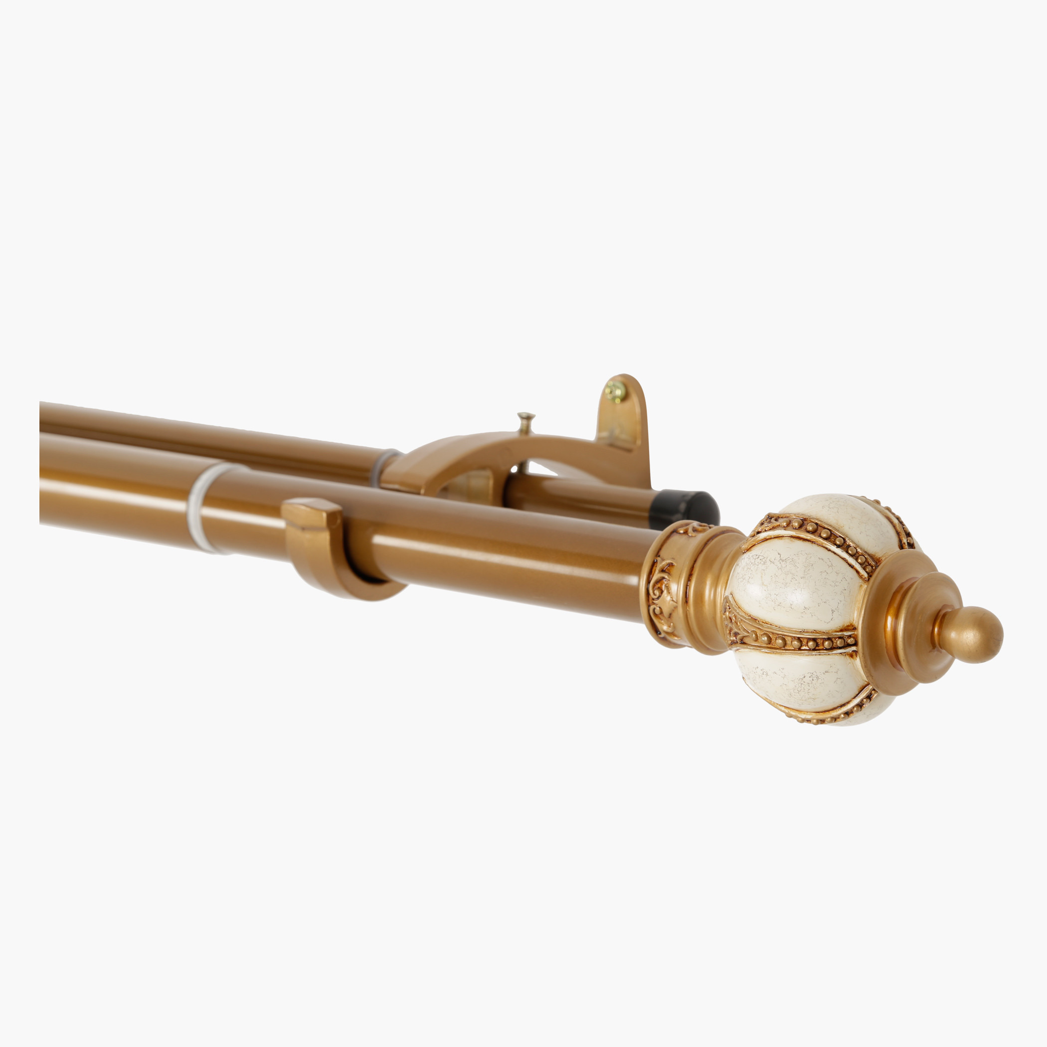 Santorini 2-Piece Adjustable Curtain Rod Set-household-bathandlaundry-shower-showercurtainrods-image-1
