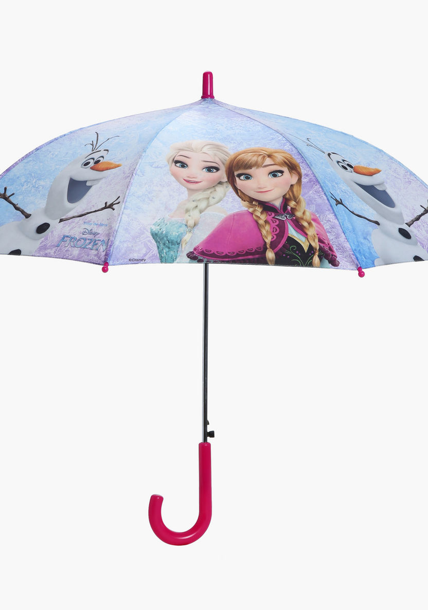 Frozen Printed Umbrella with Push Button Closure-Novelties and Collectibles-image-0