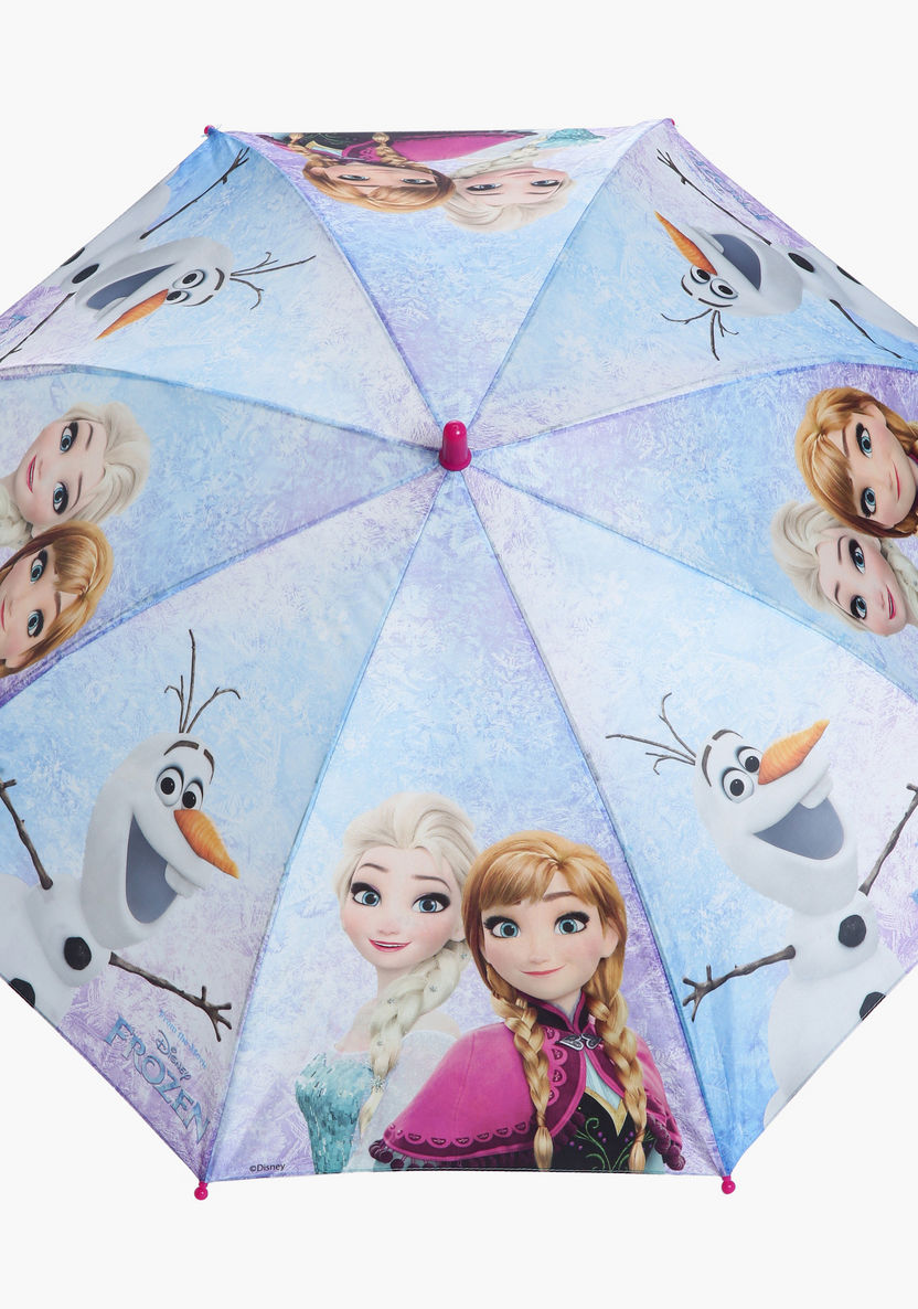 Frozen Printed Umbrella with Push Button Closure-Novelties and Collectibles-image-2