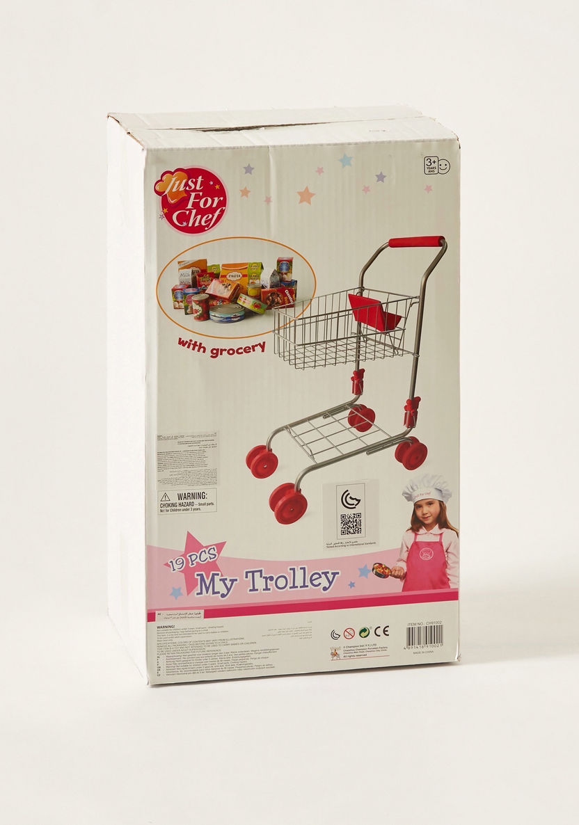 Just for Chef My Trolley with Groceries Playset-Role Play-image-5
