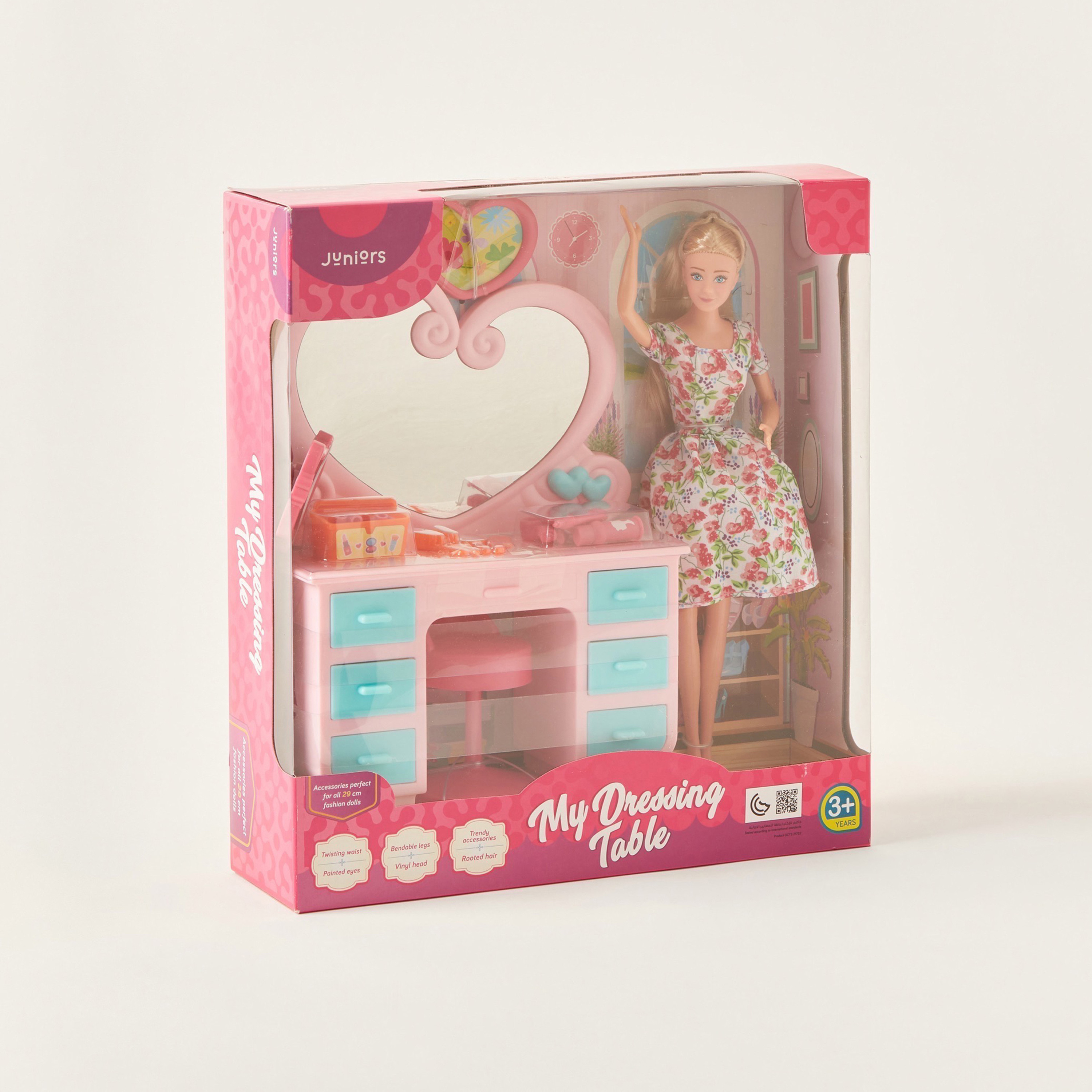 مجموعة ألعاب طاولة الزينة من جونيورز-toys-dollsandplaysets-dollplaysets-image-4
