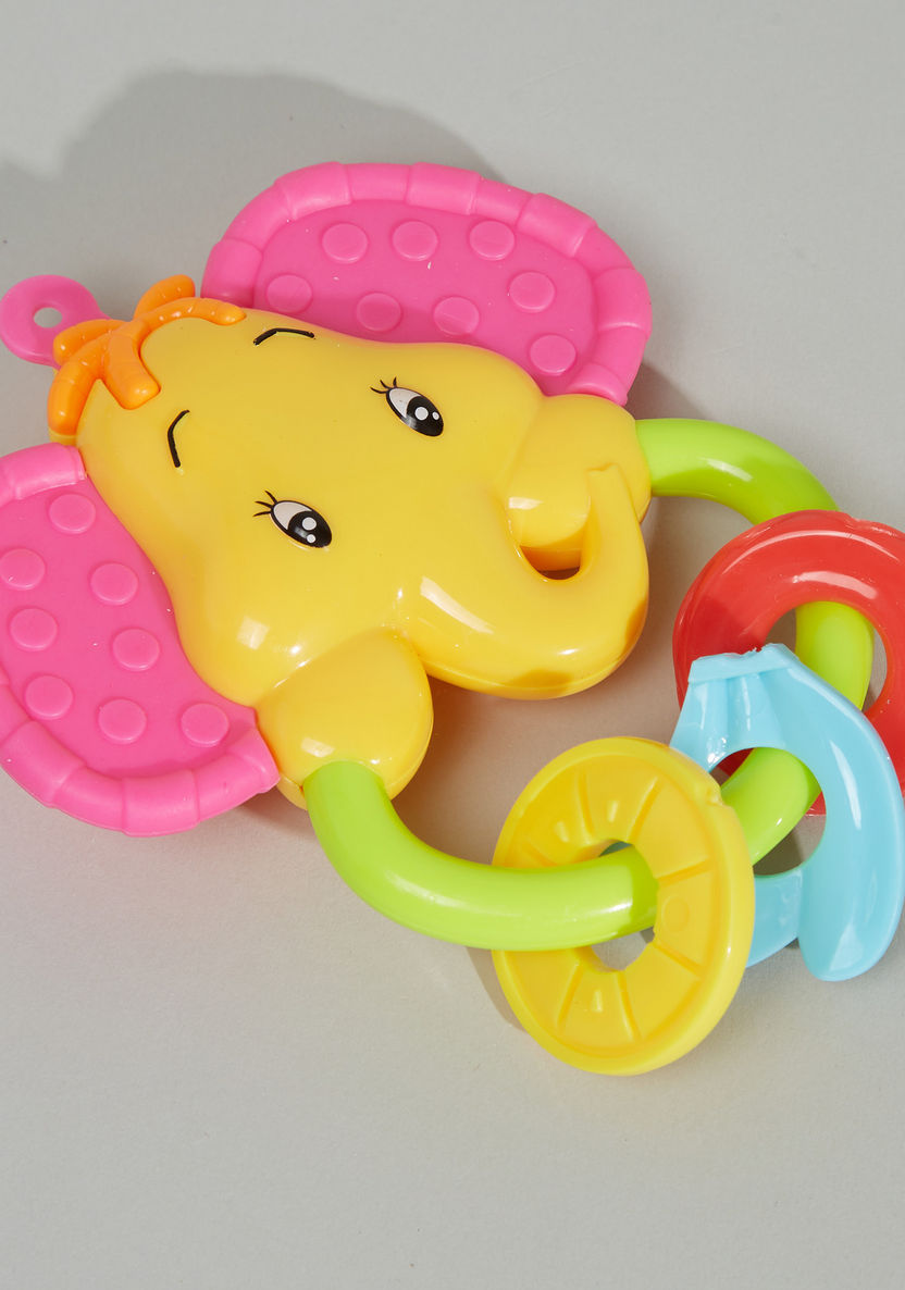 Juniors Elephant Shaped Rattle-Baby and Preschool-image-0