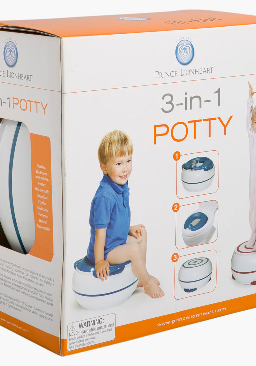 Prince Lionheart 3-in-1 Potty - Berry Blue-Potty Training-image-2