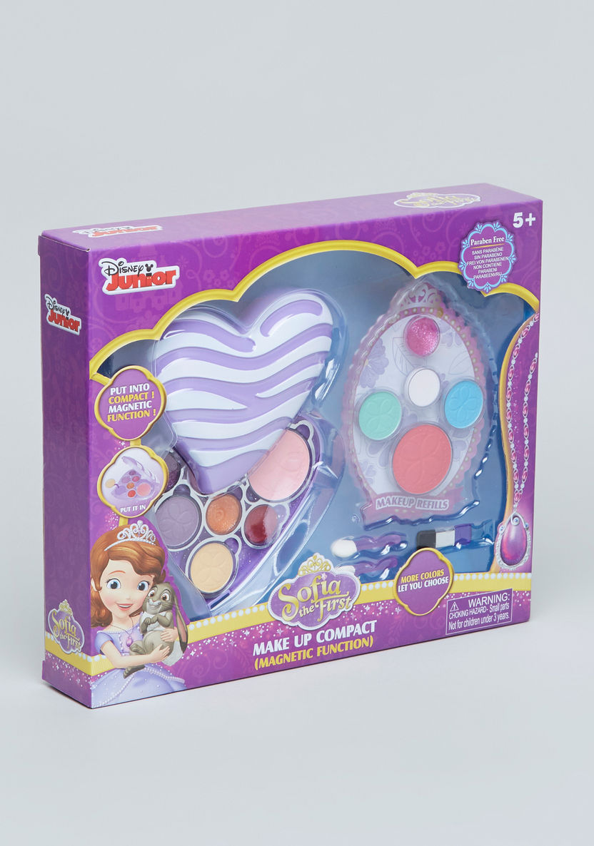 Sofia the First Magnetic Function Makeup Compact Cosmetic Set-Role Play-image-0