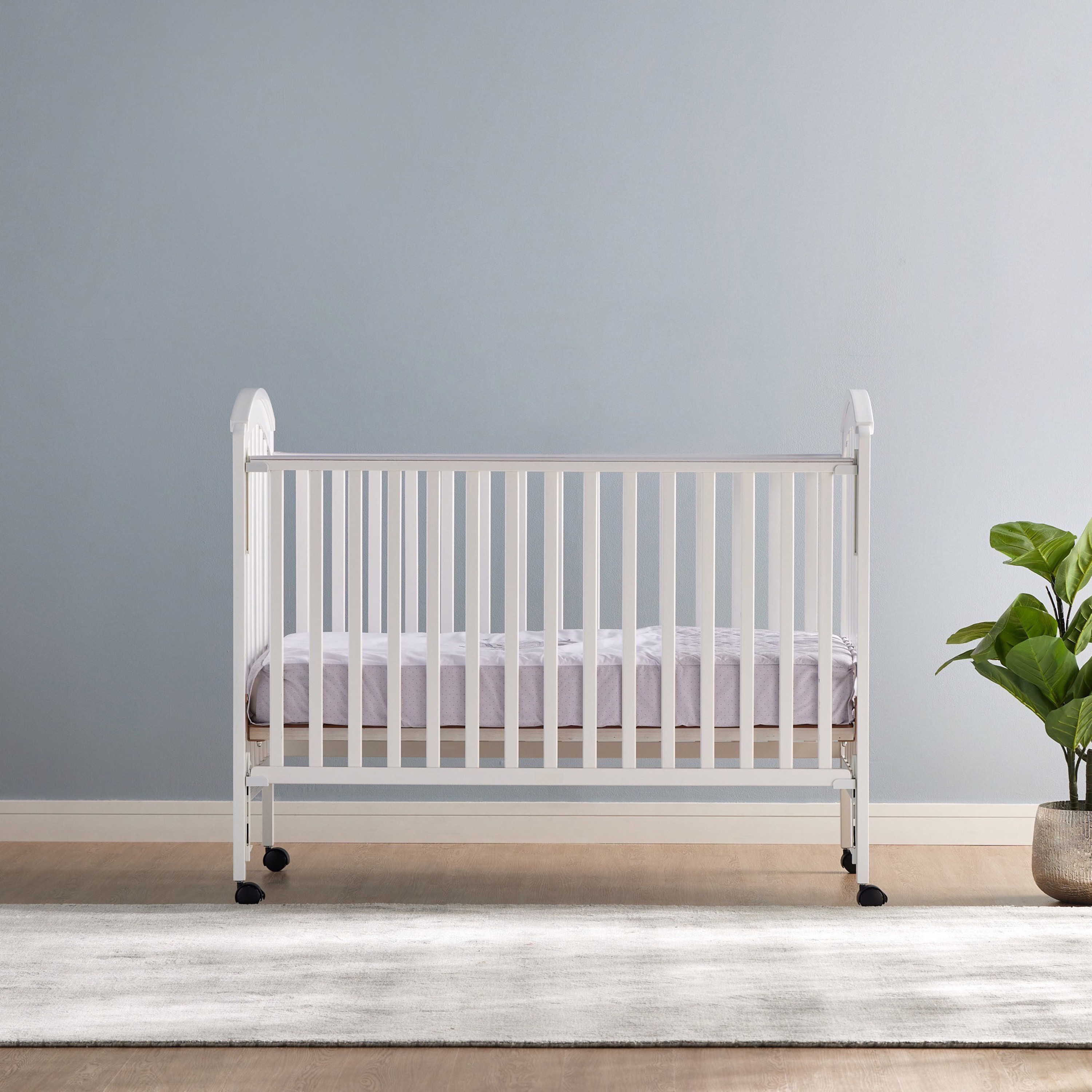 Buy Juniors Capri Wooden Crib with Three Adjustable Heights White Up to 3 years for Babies Online in Qatar Centrepoint