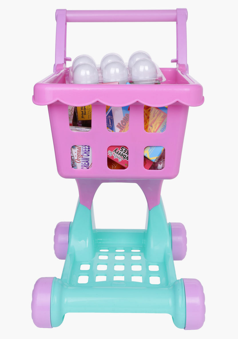 Shopping Cart and Grocery Playset-Role Play-image-1