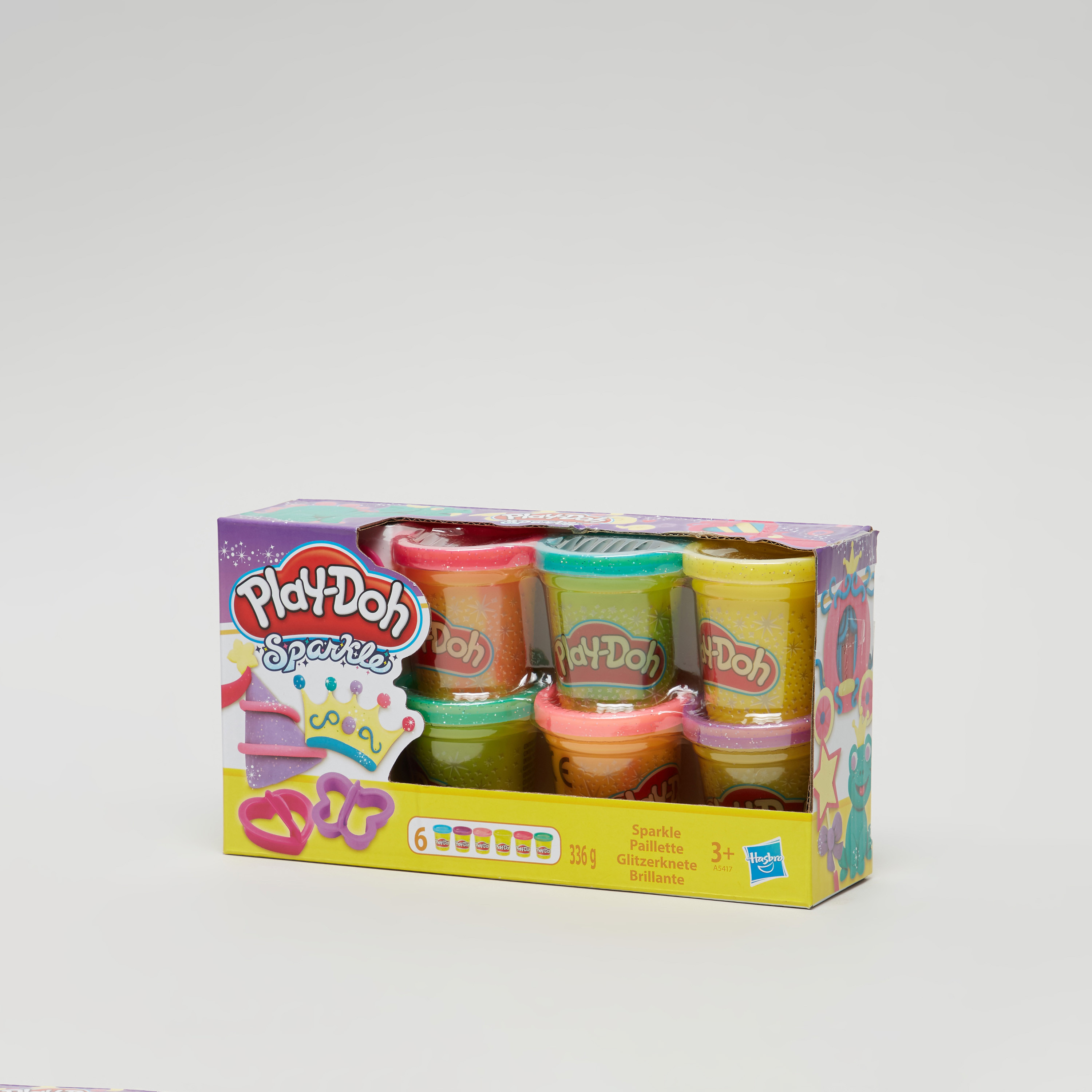 تشكيلة مركبات عجين صلصال برّاقة من هاسبرو - مجموعة من 6 قطع-toys-educational-doughtoys-image-1