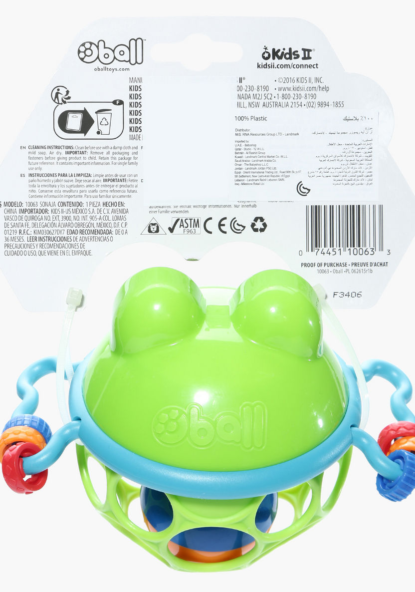 Bright Starts Oball Jingle Rattle Toy-Baby and Preschool-image-3