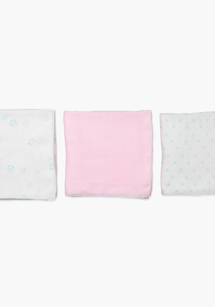 Juniors Printed Baby Wrap - Set of 3-Swaddles and Sleeping Bags-image-0