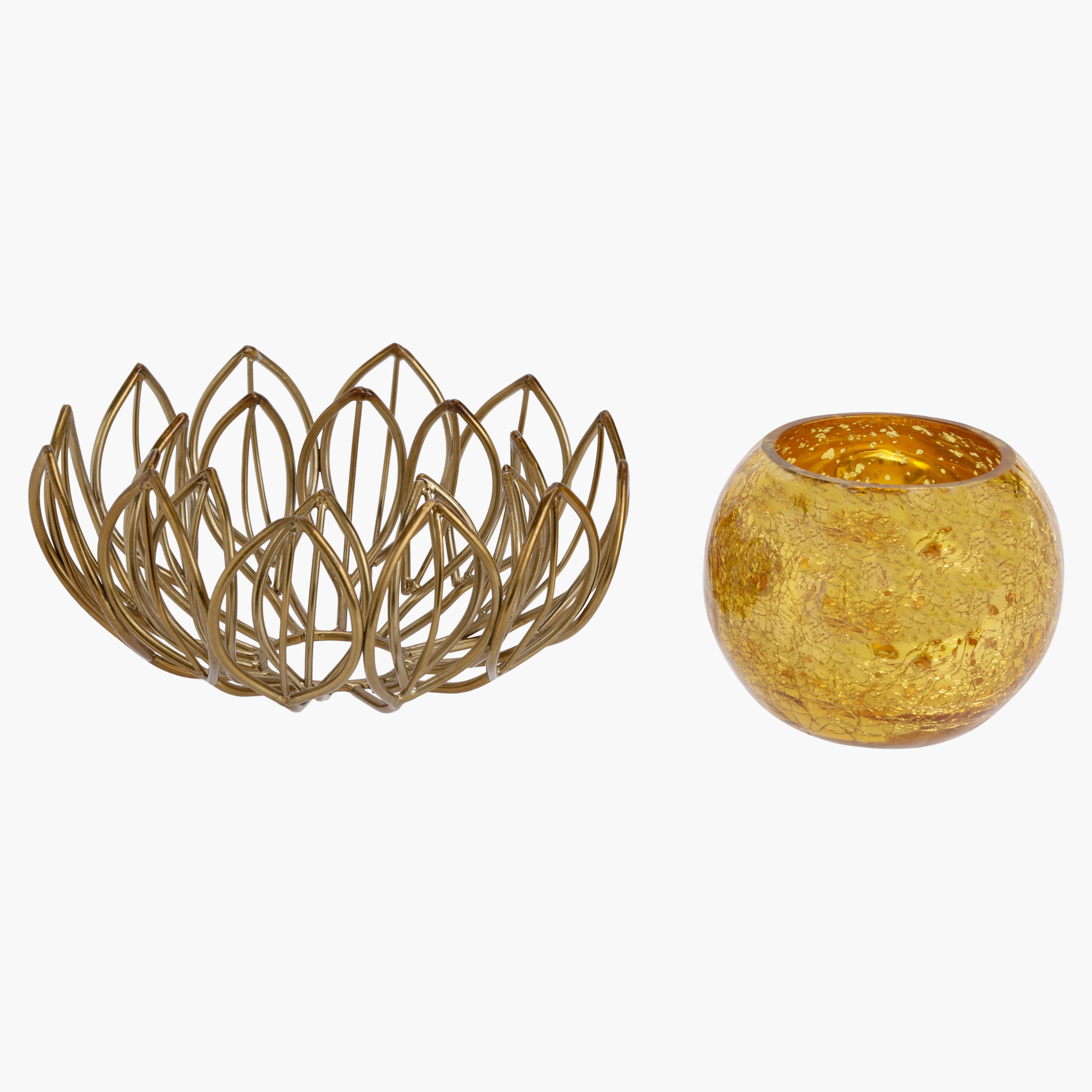 Elite d' Art Crackle Tealight Votive-household-decor-candleholdersandlanterns-image-3