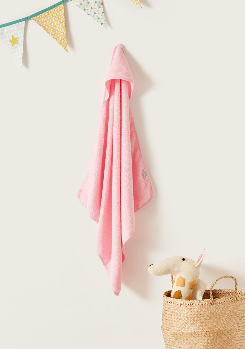 Giggles Plush Hooded Towel - 75x75 cms-Towels and Flannels-image-0