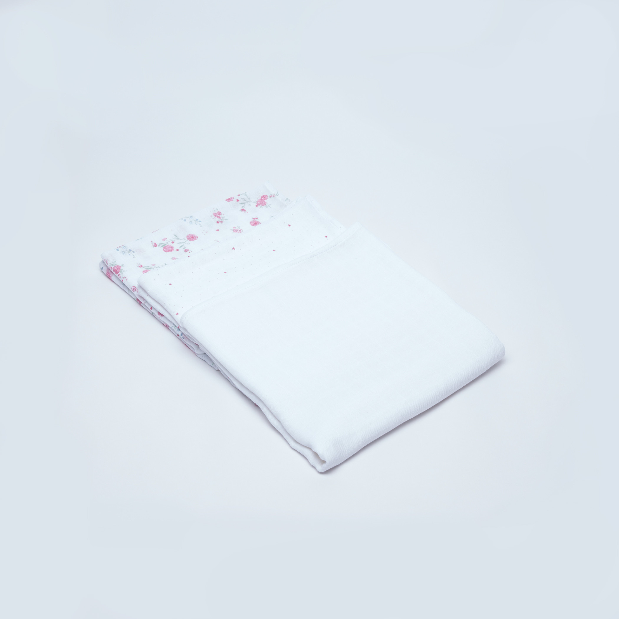 مجموعة من 3 قطع بطانية - 115x115 سم-baby-nursery-blanketsandswaddles-blanketsandquilts-image-1