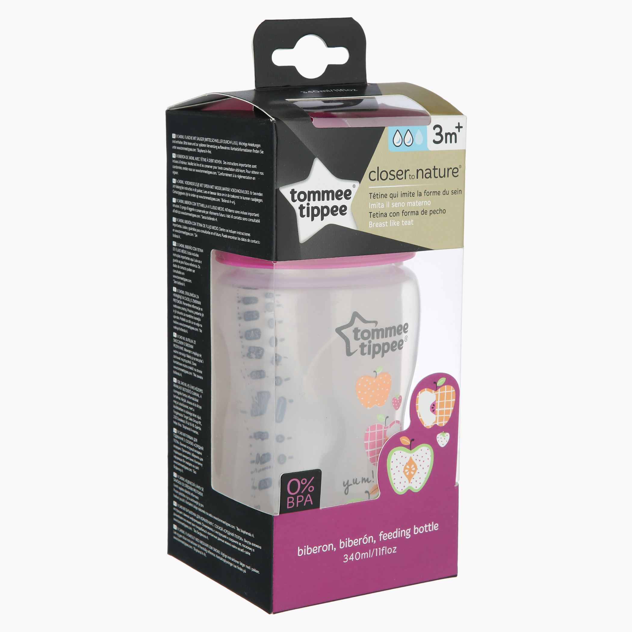 زجاجة إرضاع من تومي تيبي - 340 مل-baby-feeding-feedingbottles-bottlesandteats-image-2