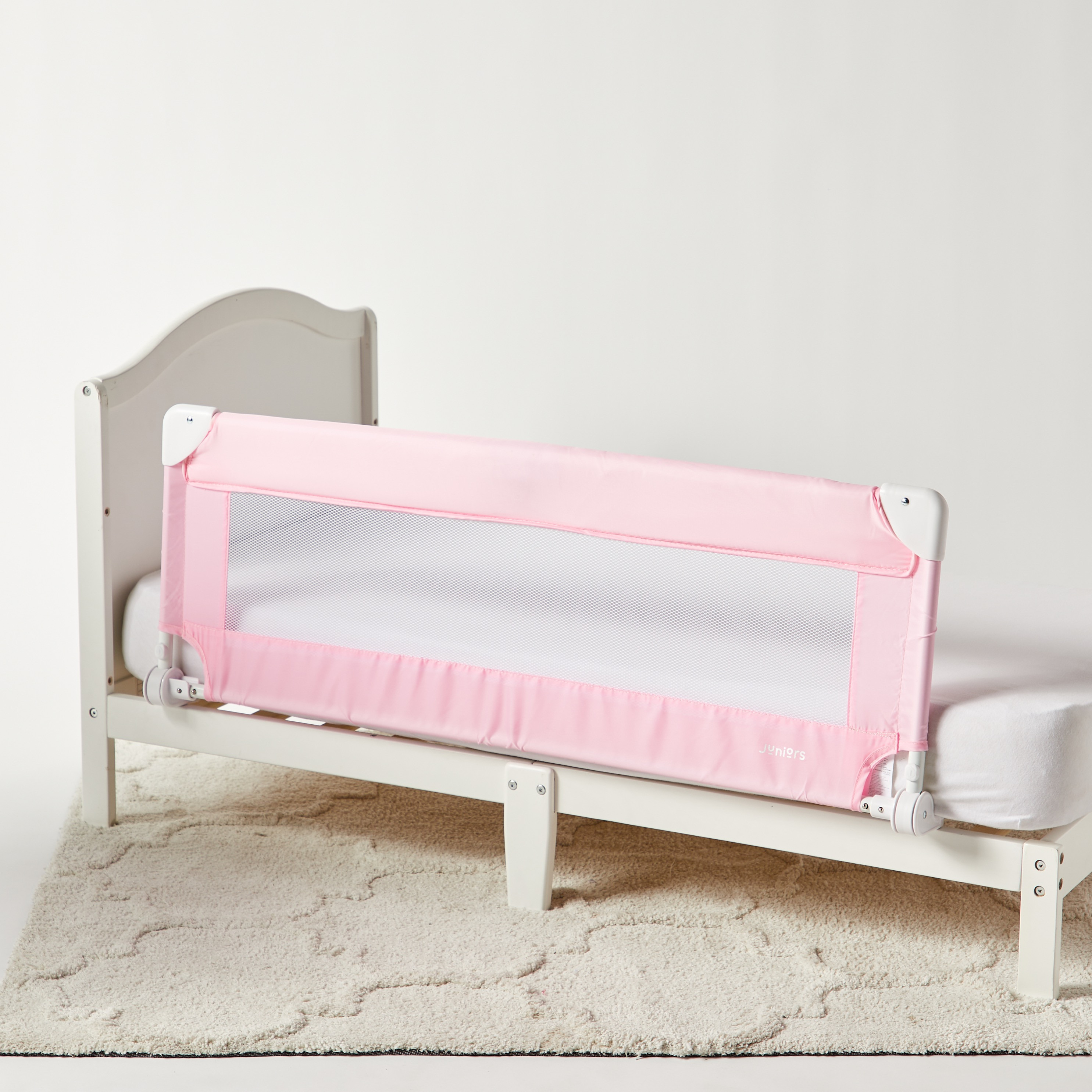 Mothercare pink outlet bed guard