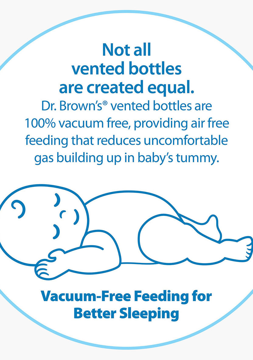 Dr. Brown's Anti-Colic Feeding Bottle - 120 ml-Bottles and Teats-image-7