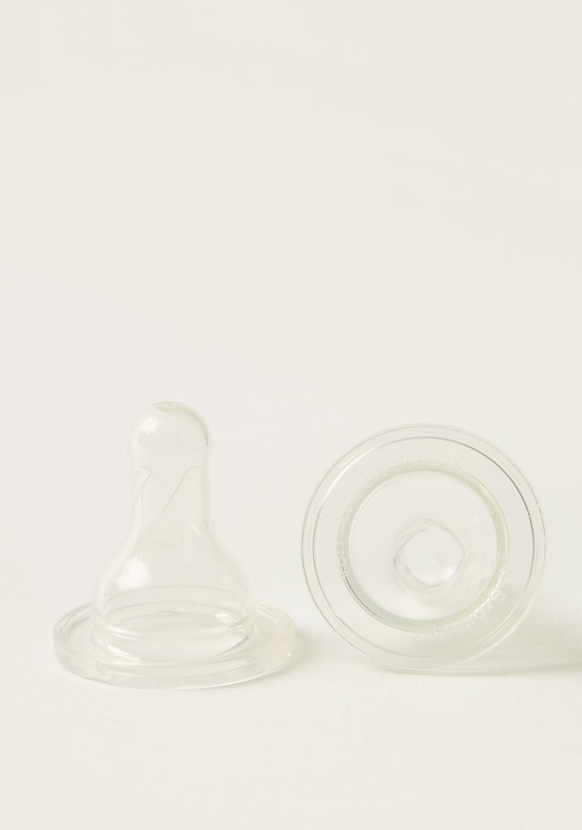 Dr. Brows Natural Flow Bottle Nipples - Set of 2-Bottles and Teats-image-2