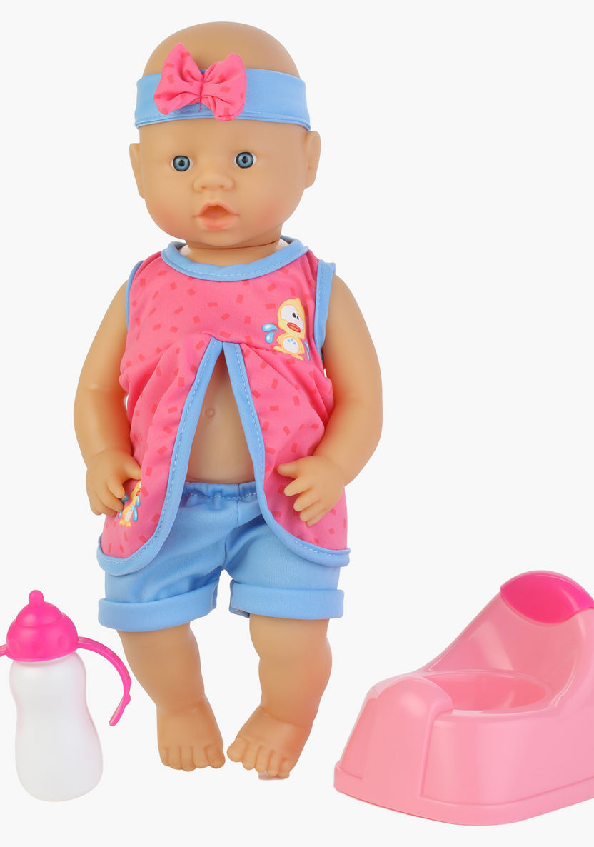 Juniors Drink and Wet Baby Doll Playset-Dolls and Playsets-image-0