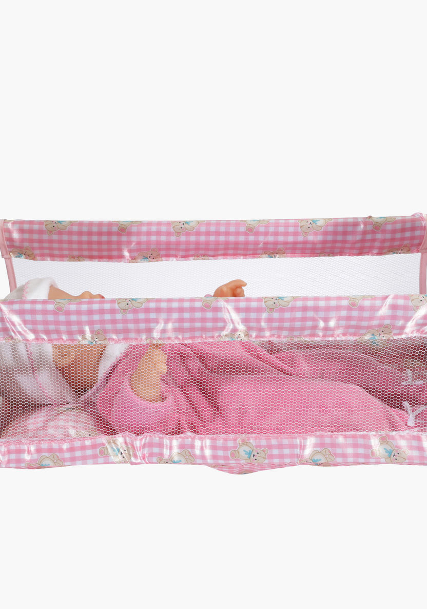 Rock-a-Bye Baby Doll and Crib Set-Dolls and Playsets-image-1