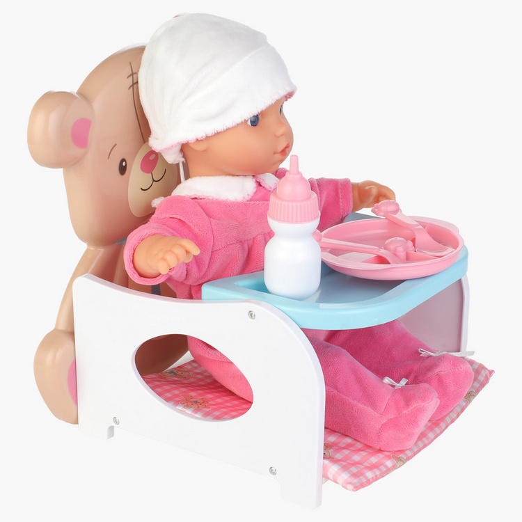 Lotus Baby Doll with Feeding Accessories