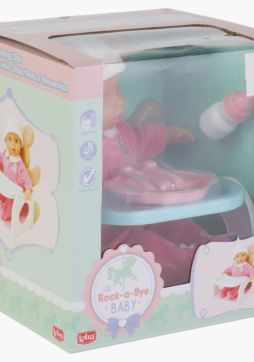 Lotus Baby Doll with Feeding Accessories-Dolls and Playsets-image-3