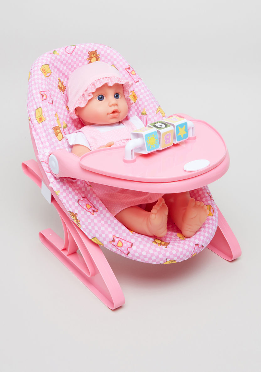 Nursery Baby Doll Playset with 5-in-1 Accessories-Gifts-image-2