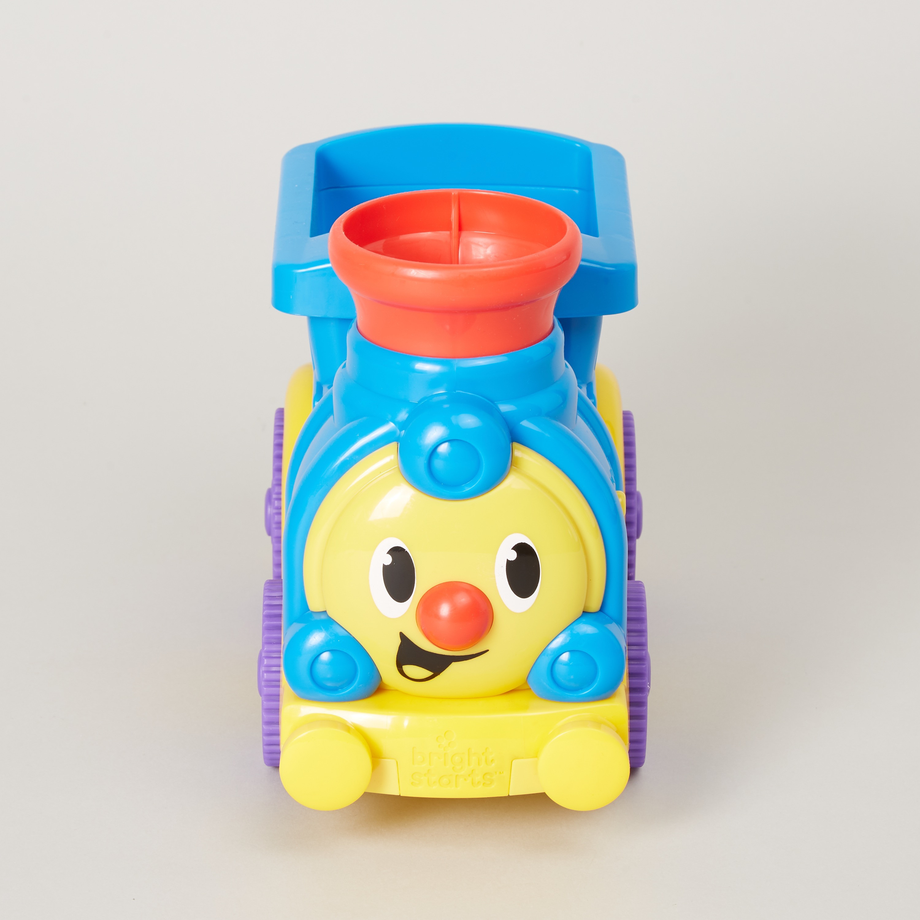 Bright starts roll & deals pop train toy